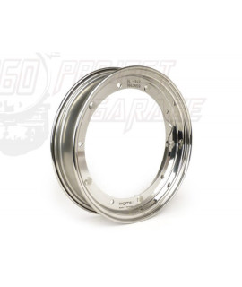 Cerchio in acciaio INOX High Quality cromato BGM Original 2.10-10 Vespa 50 Special, 125 Et3, Primavera, PK, PX 125, 150, 200.