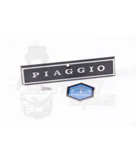 Targhetta e scudetto nasello anteriore Piaggio Vespa PX 125, 150