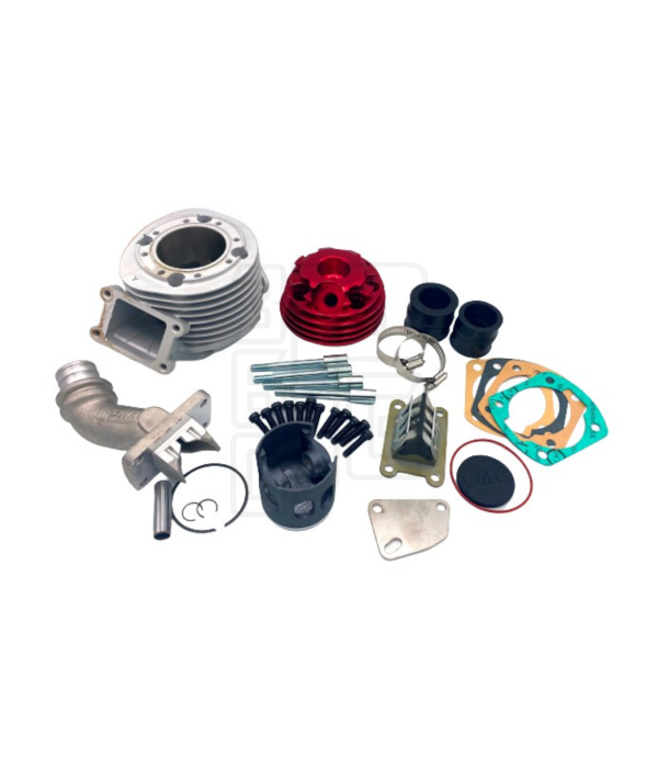 Kit cilindro VMC 100 RV-A Candela laterale rossa, Vespa 50 Special, PK 50, 50 L, N, R