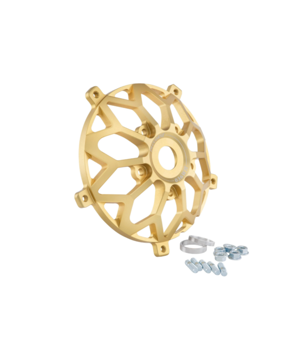 copia di Mozzo tamburo porta cerchio PLC CNC anodizzato ORO, forcella Zip sp, Et2, Et4, LX, PX, Quarz