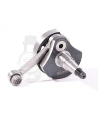 Albero motore Mazzucchelli anticipato Vespa 125 PK, Et3, Primavera, cono 20 mm, corsa 51 mm cuscinetto lato volano 25 mm ETS