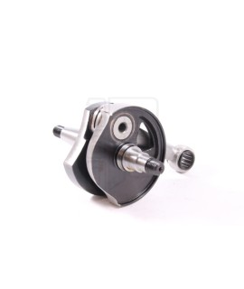 Albero motore Mazzucchelli anticipato Vespa 125 PK, Et3, Primavera, cono 20 mm, corsa 51 mm cuscinetto lato volano 25 mm ETS