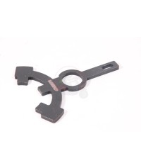 Attrezzo chiave blocca cestello e pignone serraggio dadi motore Vespa Smallframe VMC