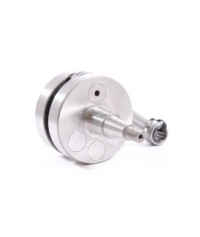 Albero motore ELLEZETA corsa 53, biella 105 CNC, cono 20 mm, Spalle 87 mm, carter Quattrini C1