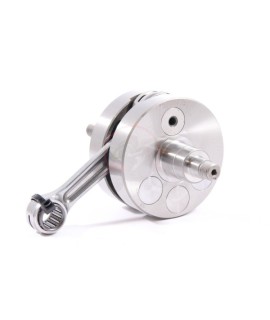 Albero motore ELLEZETA corsa 53, biella 105 CNC, cono 20 mm, Spalle 87 mm, carter Quattrini C1