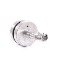 Albero motore ELLEZETA corsa 53, biella 105 CNC, cono 20 mm, Spalle 87 mm, carter Quattrini C1
