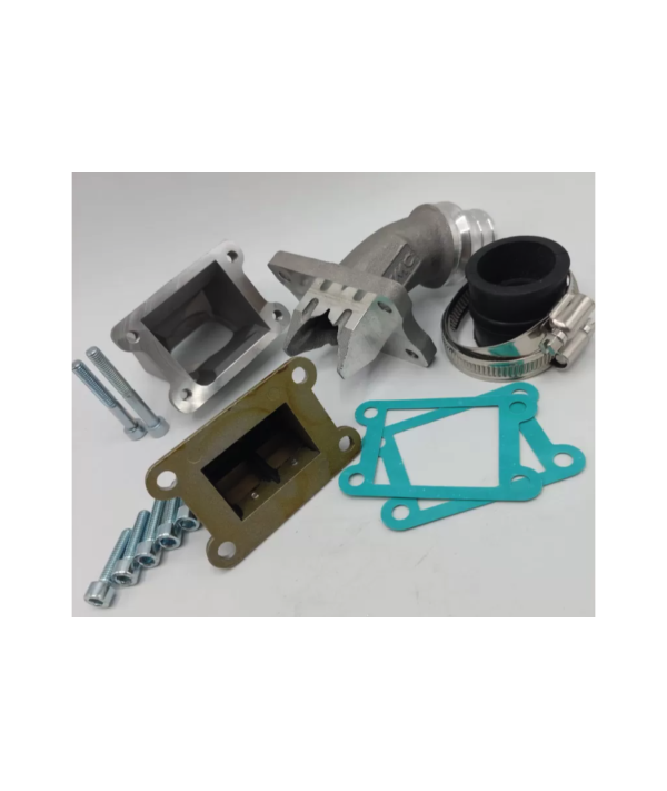 Collettore di aspirazione 3 fori, carburatori 22-24 mm, lamellare VMC Vespa PK 50, 125, S,  XL, HP, Rush