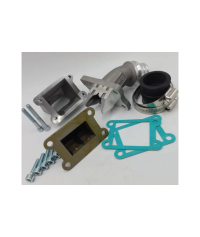 Collettore di aspirazione 3 fori, carburatori 22-24 mm, lamellare VMC Vespa PK 50, 125, S,  XL, HP, Rush