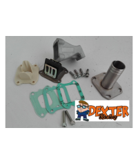 Collettore lamellare al carter 28/30 mm, 2/3 fori, Dexter racing Vespa 50 Special, 125 Et3, Primavera, 50 L, N, R
