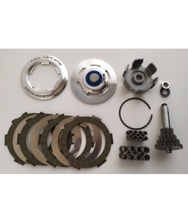 Kit frizione RR, cluster poligonale 10-14-18-21 Dexter Racing Vespa Smallframe