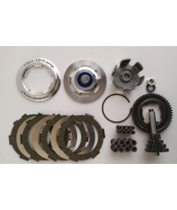 Kit frizione RR, cluster poligonale extra corto 10-14-16-19/49 Dexter Racing Vespa Smallframe