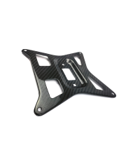 Porta targa in carbonio interasse fori 158 mm Vespa