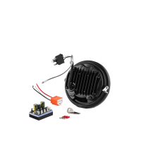 Fanale anteriore LED Fumè SIEM 143 mm Vespa PX 125-150, LML, Millennium, Ster, Lusso